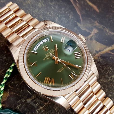 rose gold rolex anniversary